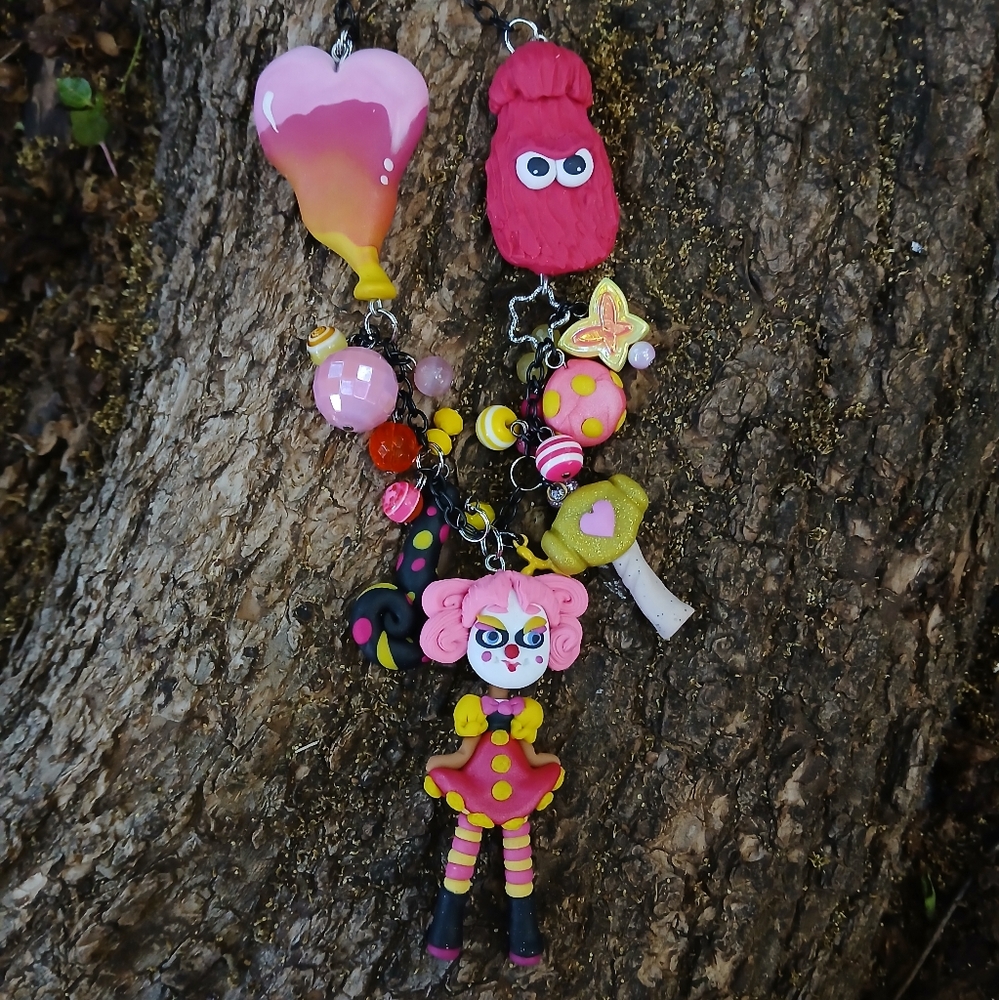 Colorful Clown Charm Toy